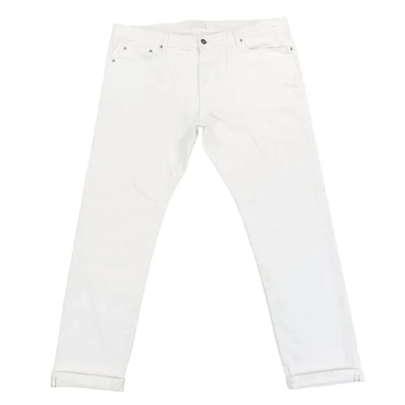 Uniqlo Jeans Uniqlo White Denim Selvedge Jeans Mens Size 4x32